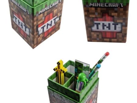 MINECRAFT - DESK CADDY STATIONARY SET Online