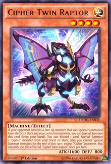 Cipher Twin Raptor [DPDG-EN036] Rare For Sale