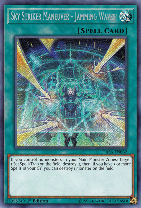 Sky Striker Maneuver - Jamming Waves! [DASA-EN032] Secret Rare Supply