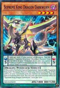 Supreme King Dragon Darkwurm [MACR-EN019] Common For Discount