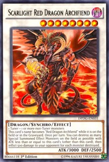 Scarlight Red Dragon Archfiend [DPDG-EN031] Rare For Sale