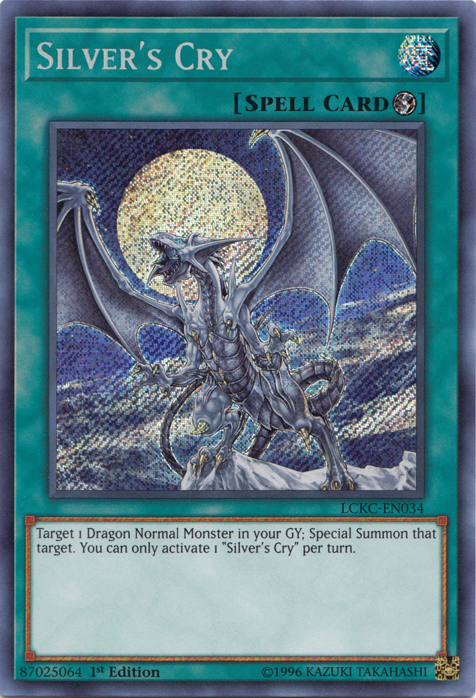 Silver s Cry [LCKC-EN034] Secret Rare Supply